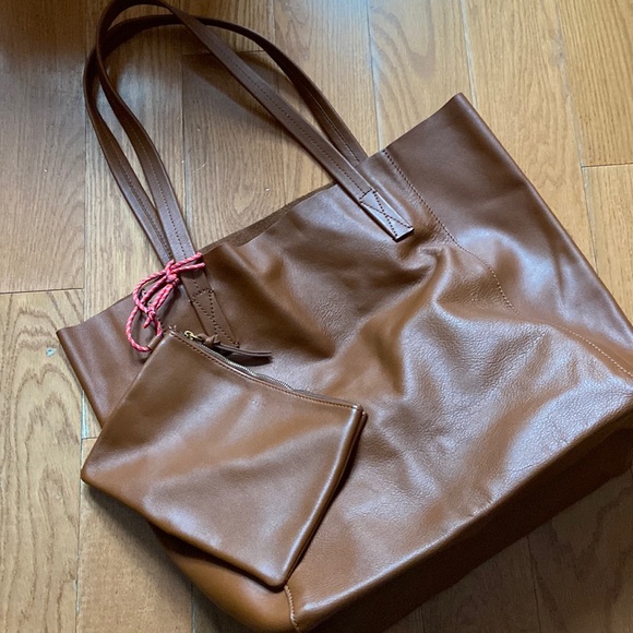 Brand new leather tote bag from J.Crew - Picture 1 of 7